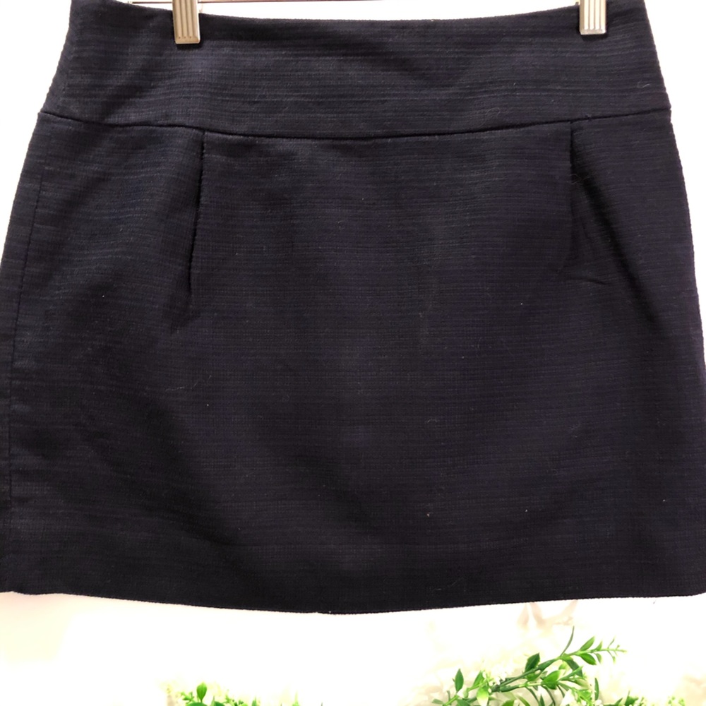 J. Crew Size 4 Navy Mini Skirt